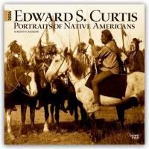 Curtis, Edward S Portraits Of Native Americans 2026 Square Flap Calendar Calendar Book