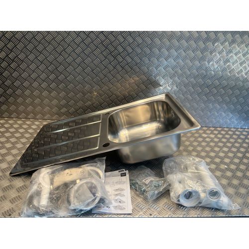 GROHE évier en acier inoxydable k400 873x513mm