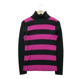 Reconditionné - Pull Femme Col Roulé Rose - Taille L - Femme - Rose