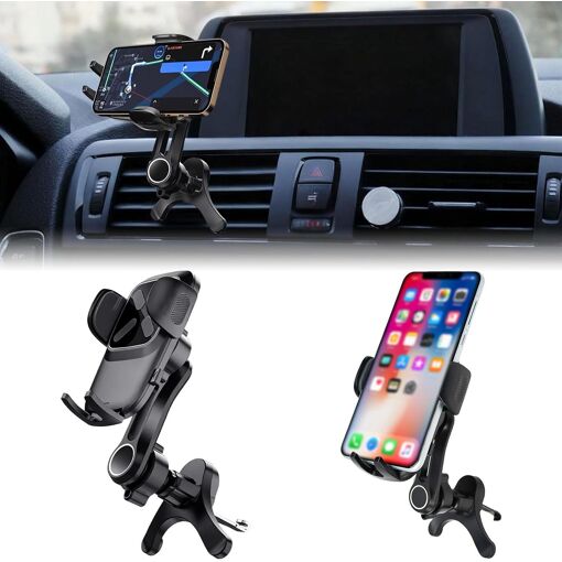 Support Téléphone Voiture Magnétique Avec Ventouse - Compatible MagSafe, Réglable 360°, Pour IPhone Et Android - 2
