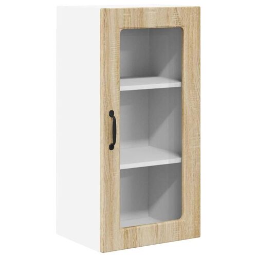 Vidaxl Meuble Mural De Cuisine Avec Porte Chêne Sonoma 40 X 31 X 80 Cm