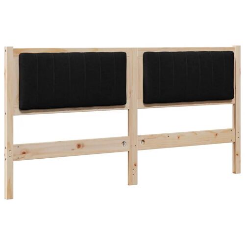 vidaXL Tête de lit capitonnée avec tête de lit Marron 150 cm