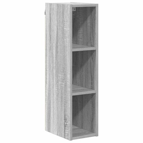 vidaXL Armoire suspendue Riga Gris Sonoma 20 x 29,5 x 80 cm