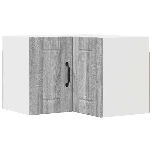 vidaXL Meuble mural de cuisine avec porte Gris Sonoma 57 x 57 x 40 cm