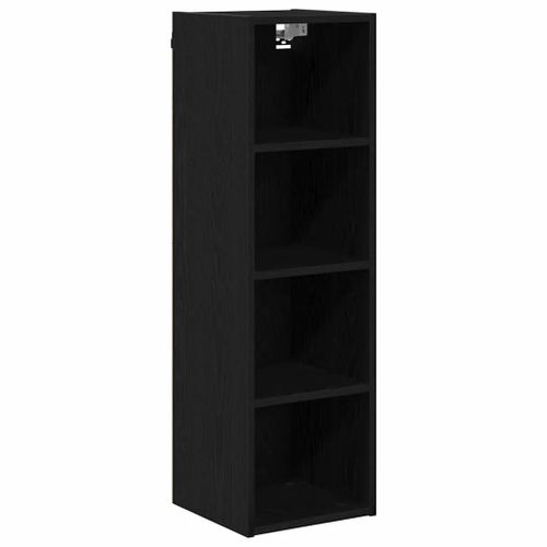 vidaXL Armoire suspendue Riga Chêne noir 30 x 29,5 x 100 cm