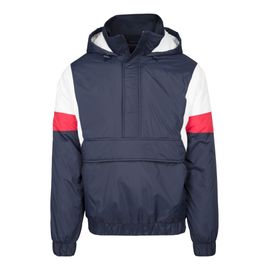 Urban Classics Veste Mi-Saison Bleu Nuit / Rouge / Blanc