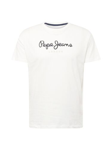 Pepe Jeans T-Shirt 'Eggo' mastic / noir / blanc cassé