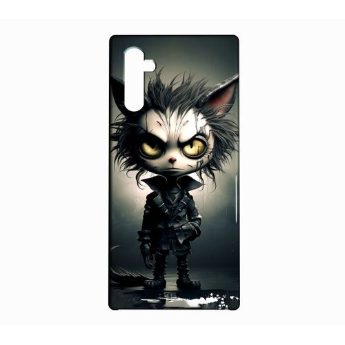 Coque Pour Galaxy S25 Gothic Cat Style Tim Burton 10107
