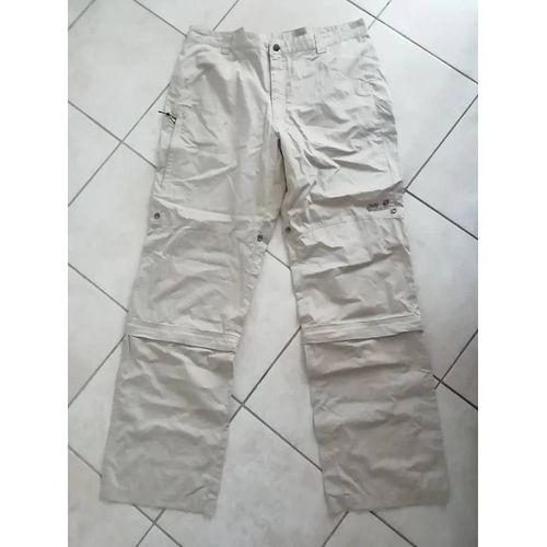 Pantalon De Randonnée Transformable En Pantacourt Jack Wolfskin Taille 54  (Env Fr Xl) Neuf!
