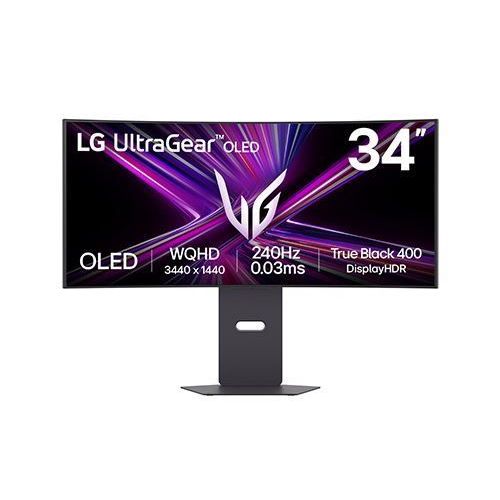 Ecran PC OLED LG 34GX900A-B 34" (86,2 cm) Moniteur gaming 21:9 Résolution QHD 3440 x 1440