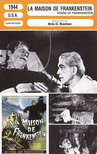 Fiche Monsieur Cinema La Maison De Frankenstein