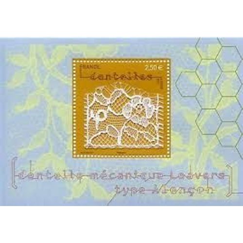 Art : Dentelle Mécanique : Dentelle D'Alençon Feuillet 4600 Année 2011 Yvert Et Tellier Luxe