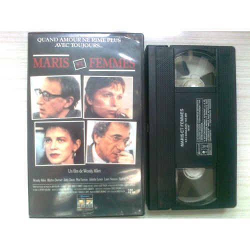Cassette Vidéo Vhs - Maris Et Femmes - Woody Allen