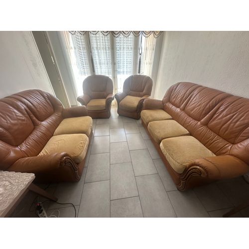 Canapés Cuir Marron