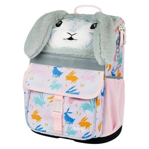 Sac d'école - BAAGL - Cartable Bunny - Ergonomique - 3 compartiments - Ultra léger 1,1 kg