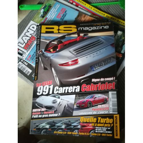 Rs Magazine 129 De 2012 Estre,991 Carrera Cab,Panamera Gts,991 Carrera,Carrera S,904 Gts,Cayman R,Nakai,911 Turbo 3.0,930 Turbo,Turbo 2 3.3,Turbo 3.6,993 Turbo,928 Gt,993 Targa