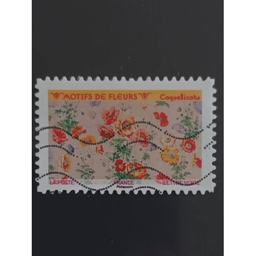 R86 - Oblitéré France Autoadhesif N°2000 - Année 2021 -- Motif De Fleur : Coquelicots --.