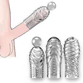 Gaine De Pénis, Manchon Pour Pénis Sex Toys Transparent Pour Agrandissement Du Pénis, Jouets Sexuels Pour Hommes