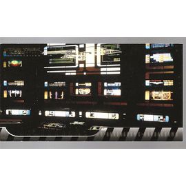 Star Trek : Insurrection Trading Card Okudagrams Chase Card Ok-7 ( Uss / U.S.S. Enterprise-E Bridge Display )