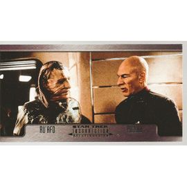 Star Trek : Insurrection Trading Card Relationships Chase Card R-9 ( Picard & Ru'Afo )