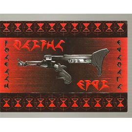 [ Trading Card ] Star Trek : The Next Generation Season 3 Chase Card ( Embossed Card ) S14 Klingon Disruptor Rifle ( Skybox / Paramount Pictures, 1995 )