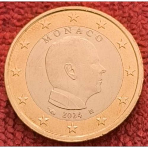 Piece Peu Commune Monaco 1 Euro - Albert Ii 2024