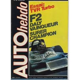 Auto Hebdo 178 De 1979 Kinekulle Ring F3,Zolder Gr5,Zeltweg F1,Zandvoort,Donington F2,Tvr Turbo,Tvr Taimar,Solgne Rallycross,