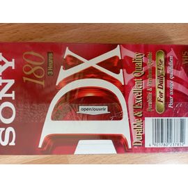 cassette VHS sony 180mn