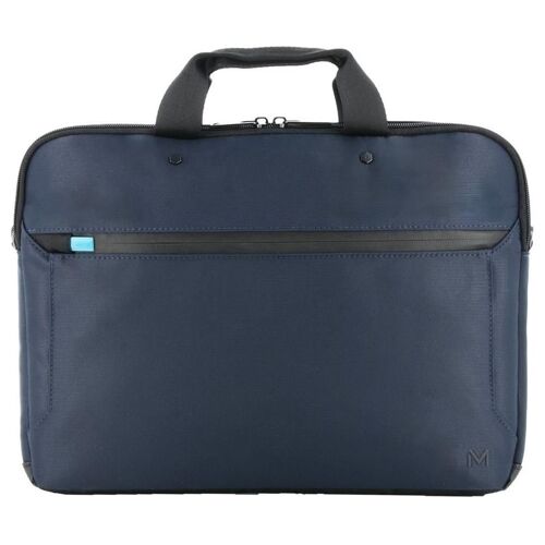 Mobilis Executive 4 - Sacoche pour ordinateur portable - compact, chargement par le haut, 35 % recyclé - 11" - 14" - bleu marine, noir