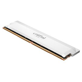 Crucial Pro OC - DDR5 - module - 32 Go - DIMM 288 broches - 3200 MHz / PC5-51200 - CL40 - 1.35 V - mémoire sans tampon - on-die ECC - blanc