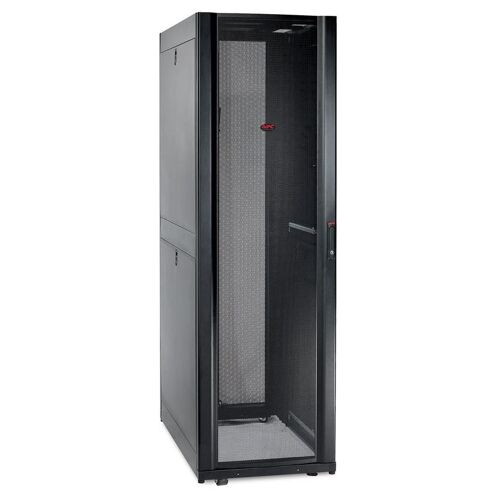 APC NetShelter SX Enceinte avec côtés - Rack - noir - 42U - 19" - Conformité TAA - pour P/N: SMT2200I2U-BR, SRT1000XLA, SRT1500XLA, SRT2200XLA, SRT3000XLA, SRT3000XLAUS