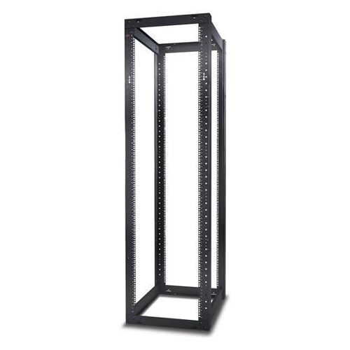 APC NetShelter 4 Post Open Frame Rack - Rack - noir - 44U - pour P/N: SMTL1500RMI3UC, SMTL3KRM2UCLNC, SMX1000CUS, SMX1500RM2UCNCUS, SMX2KR2UNCX145, SMX750C