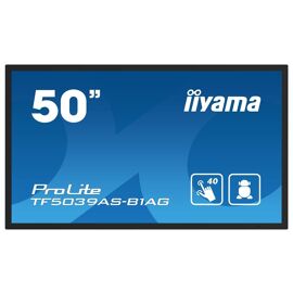 iiyama ProLite TF5039AS-B1AG - 50" écran LCD rétro-éclairé par LED - signalisation numérique - avec lecteur de média intégré et écran tactile (multipoint) - Android - 4K UHD (2160p) 3840 x 2160 - noir
