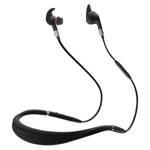 Jabra Evolve 75e MS - Écouteurs avec micro - intra-auriculaire - montage derrière le cou - Bluetooth - sans fil - Suppresseur de bruit actif - USB - isolation acoustique - Certifié pour Skype for...