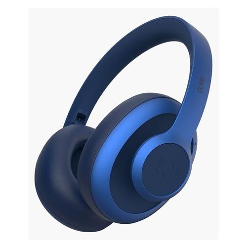 Fresh 'n Rebel Clam Ace - Écouteurs avec micro - circum-aural - Bluetooth - sans fil - Suppresseur de bruit actif - vrai bleu