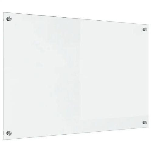 vidaXL Protection de cuisine Transparent 90 x 60 x 0.8 cm verre trempé