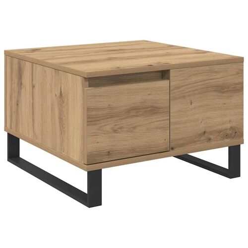Vidaxl Table Basse Chêne Artisanal 55 X 55 X 36.5 Cm Bois D'ingénierie