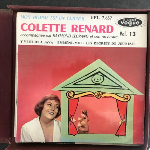 Colette Renard : Mon Homme Est Un Guignol - Y Veut D'La Java - Emmène-Moi - Les Regrets De Jeunesse, 45t