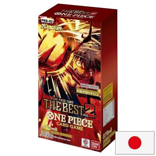 One Piece Card Game Prb-02 The Best Premium Booster Vol.2 Display 10 Boosters (Japonais)