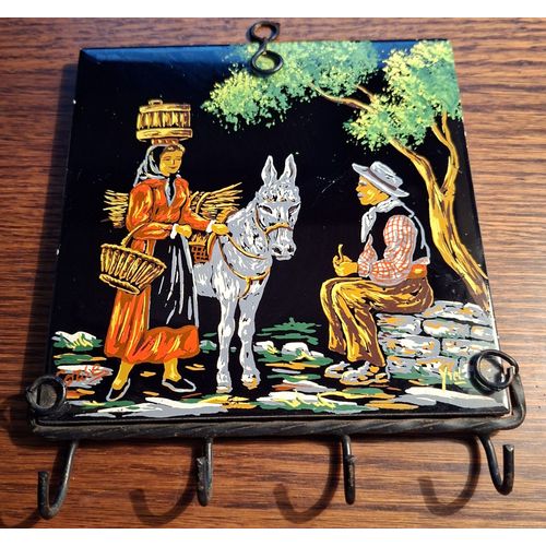 Accroche Murale vintage pour clés : Âne Corse