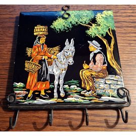 Accroche Murale vintage pour clés : Âne Corse