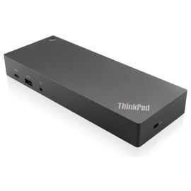 Lenovo ThinkPad Hybrid USB-C with USB-A Dock - Station d'accueil - USB-C - 2 x HDMI, 2 x DP - 1GbE - 135 Watt - Campus