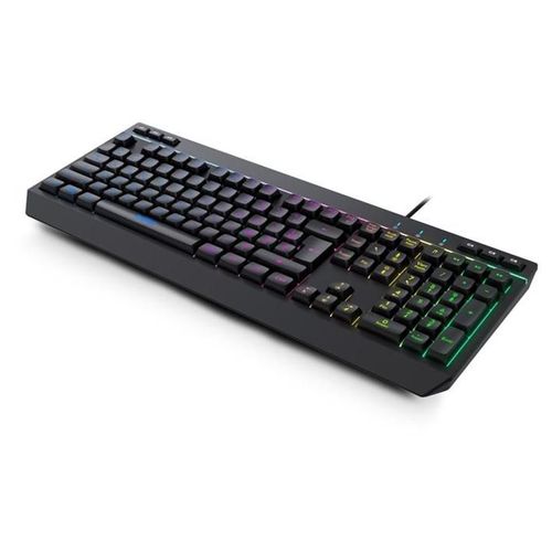 Urban Factory Kabee Pro - Clavier - filaire, 6 touches macro et 19 touches anti-fantôme - full size - backlit - USB - AZERTY - Français - noir