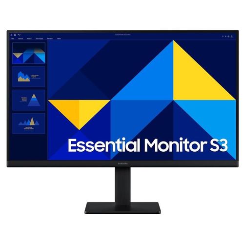 Samsung Essential S3 S24D302GAU - S30GD Series - écran LED - 24" - 1920 x 1080 Full HD (1080p) @ 100 Hz - IPS - 250 cd/m² - 1000:1 - 5 ms - HDMI, VGA - noir