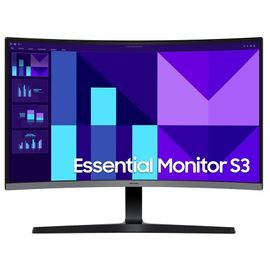 Samsung Essential S3 S27D390GAU - S39GD Series - écran LED - incurvé - 27" - 1920 x 1080 Full HD (1080p) @ 100 Hz - VA - 250 cd/m² - 4000:1 - 4 ms - HDMI, VGA - noir