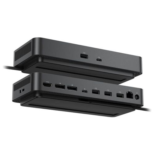 Dell Pro Dock WD25 - Station d'accueil - USB-C - HDMI, 2 x DP, USB-C - 1GbE, 2.5GbE - 130 Watt - BTO - avec 3 ans de service matériel de base avec Advanced Exchange après diagnostic à distance