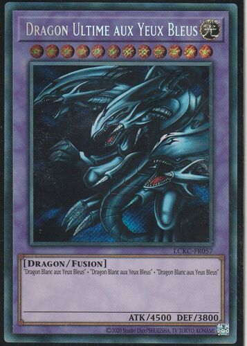Carte Yu-Gi-Oh - Dragon Ultime Aux Yeux Bleus - Lckc-Fr057 - Secrète-Rare