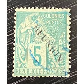 Timbre Oblitéré Réunion 1891 Y&T N° 20