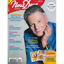 Nous Deux N°4055 17/03/2025 Hommage: Herbert Leonard/ Cuisine: La Carotte/ Laure Calamy/ Tailler Les Plantes Grimpantes/ Roman-Photo