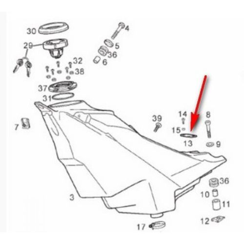 Serrure De Selle Origine Pour Moto Derbi 50 Senda 00h06101261 Neuf